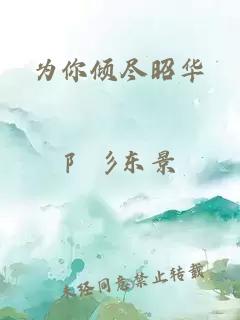 為你傾盡昭華