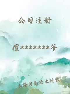 公司注冊(cè)